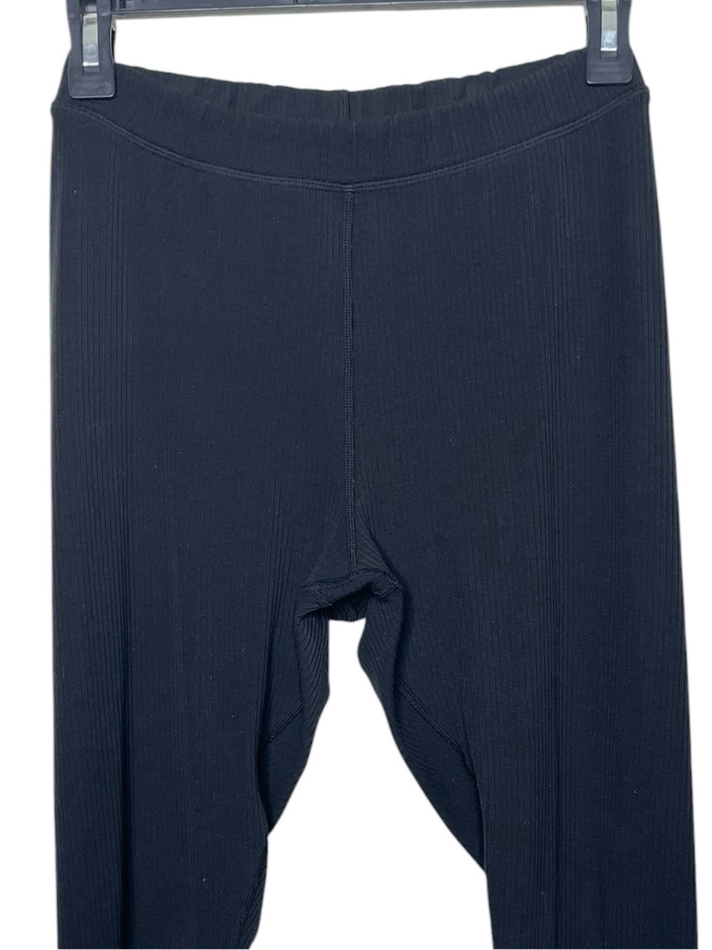 alo Yoga Ribbed High-Waist 7/8 Legging Black S/M - Picture 6 of 11